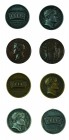 Franz II./I. 1792 – 1835 
Insieme di quattro medaglie 1805 per l’incoronazione di Napoleone a Milano argento, incisori del conio Denon, Andrieu, Jale...