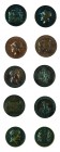 Franz II./I. 1792 – 1835 
Insieme di cinque medaglie di Napoleone I due medaglie 1805 per l’occupazione di Vienna, bronzo, incisore del conio Manfred...