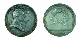 Franz II./I. 1792 – 1835 
Medaglia 1808 per il terzo matrimonio dell’Imperatore con Maria Luisa Beatrice, figlia di Ferdinando Carlo di Austria-Este ...