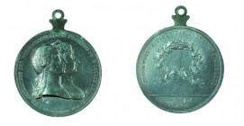 Franz II./I. 1792 – 1835 
Medaglia 1808 per il terzo matrimonio dell’Imperatore con Maria Luisa Beatrice, figlia di Ferdinando Carlo di Austria-Este ...