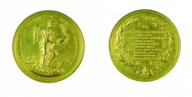 Franz II./I. 1792 – 1835 
Medaglia 1813 per la battaglia di Lipsia oro del peso di 10 Ducati (gr. 33,94), incisori del conio „H: KARL“ (Heinrich Erns...