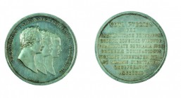 Franz II./I. 1792 – 1835 
Medaglia 1813 per l’alleanza fra Prussia, Austria e Russia argento, incisore del conio „J. LANG (Josef Nikolaus Lang, 1776 ...