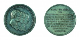Franz II./I. 1792 – 1835 
Medaglia 1813 per l’alleanza fra Prussia, Austria e Russia argento, incisore del conio „J. LANG (Josef Nikolaus Lang, 1 776...