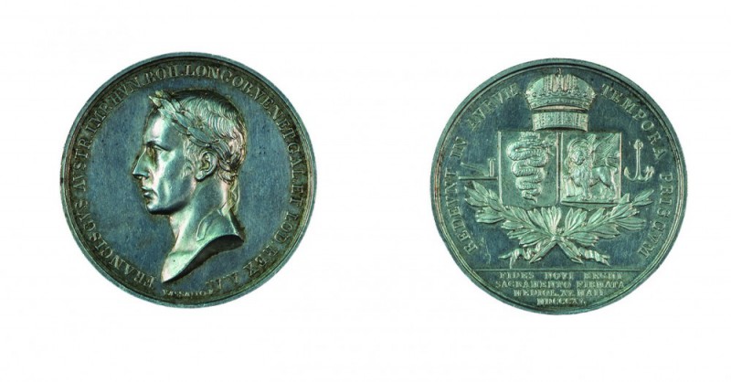 Franz II./I. 1792 – 1835 
Medaglia 1815 (di modulo grande) per la cerimonia di ...