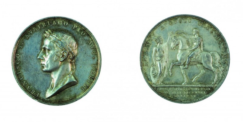 Franz II./I. 1792 – 1835 
Medaglia 1815 per l’arrivo dell’Imperatore a Milano a...