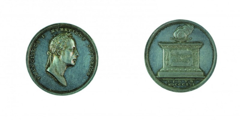 Franz II./I. 1792 – 1835 
Medaglia 1816 (di modulo piccolo) per il ritorno dell...