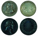 Franz II./I. 1792 – 1835 
Insieme di due medaglie per il medico personale Barone Andreas Joseph von Stifft medaglia 1826 per la guarigione dell’Imper...