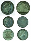 Franz II./I. 1792 – 1835 
Insieme di tre medaglie 1835 per la morte dell’Imperatore medaglia di „LOOS“ (Daniel Friedrich Loos, 1735 – 1819), rovescio...