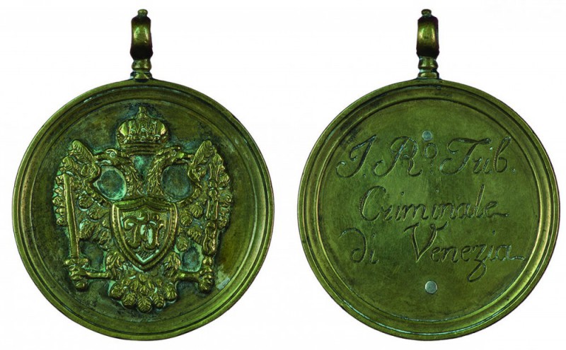 Franz II./I. 1792 – 1835 
Distintivo di servizio del Tribunale criminale di Ven...