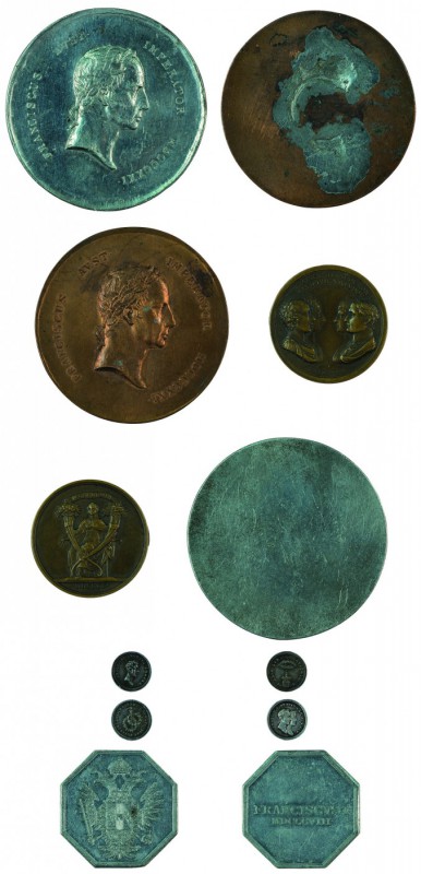 Franz II./I. 1792 – 1835 
Insieme di sei medaglie della casa imperiale medaglia...