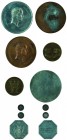 Franz II./I. 1792 – 1835 
Insieme di sei medaglie della casa imperiale medaglia di piccolissimo modulo 1815 per l’Arciduca Ludovico, argento del diam...