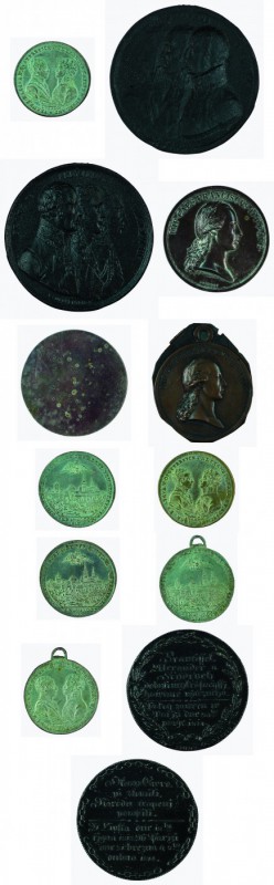 Franz II./I. 1792 – 1835 
Insieme di sette medaglie relative alle guerre di lib...
