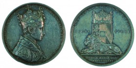 Ferdinand I 1830 - 1848
Medaglia 1836 per l’incoronazione di Boemia della coppia imperiale in Praga con l’effigie dell’Imperatore argento, incisore d...