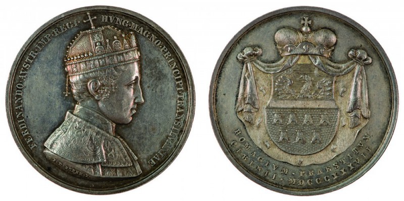 Ferdinand I 1830 - 1848
Medaglia 1837 per la cerimonia di omaggio della Transil...