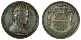 Ferdinand I 1830 - 1848
Medaglia 1837 per la cerimonia di omaggio della Transilvania a Hermannstadt (Sibiu, Romania) argento, incisore del conio „J. ...