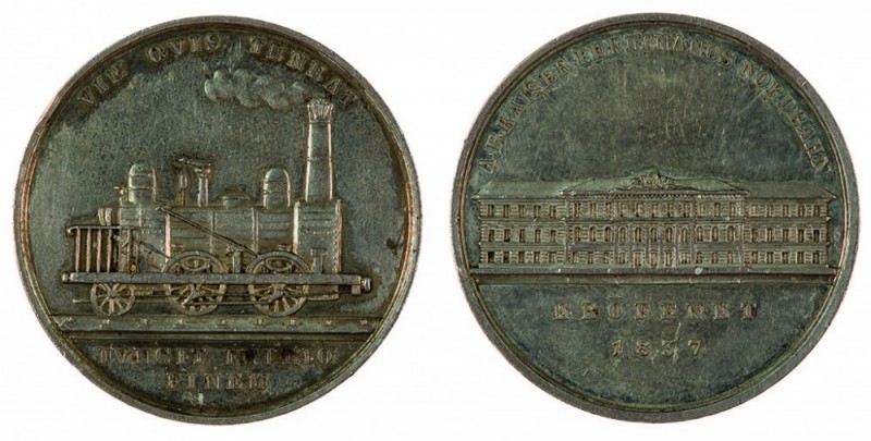 Ferdinand I 1830 - 1848
Medaglia 1837 per l’apertura della “Kaiser Ferdinands-N...
