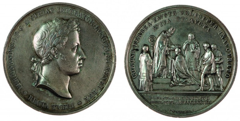 Ferdinand I 1830 - 1848
Medaglia 1838 per l’incoronazione come Re del Lombardo-...