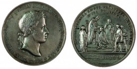 Ferdinand I 1830 - 1848
Medaglia 1838 per l’incoronazione come Re del Lombardo-Veneto a Milano argento, incisore del conio “L. MANFREDINI” (Luigi Man...