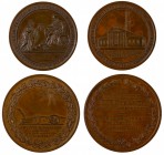 Ferdinand I 1830 - 1848
Insieme di due medaglie 1840 medaglia per la cerimonia di omaggio di Vienna e la costruzione dell’acquedotto “Kaiser Ferdinan...