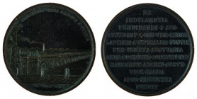 Ferdinand I 1830 - 1848
Medaglia 1841 per la posa della prima pietra del ponte ferroviario di Venezia da parte dell’Arciduca Ranieri bronzo, piccoli ...