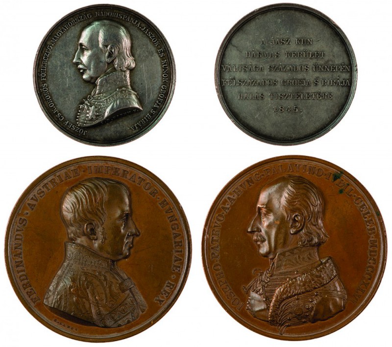 Ferdinand I 1830 - 1848
Insieme di due medaglie relative all’Arciduca Giuseppe ...