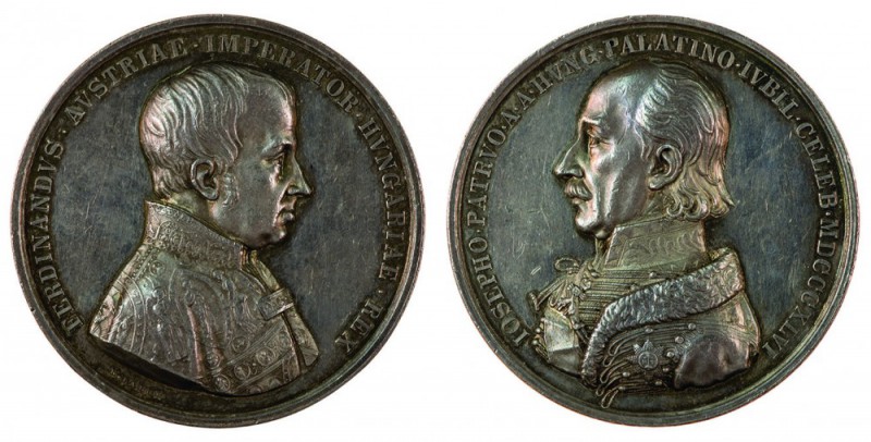 Ferdinand I 1830 - 1848
Medaglia 1846 per il 50° anniversario dell’Arciduca Giu...