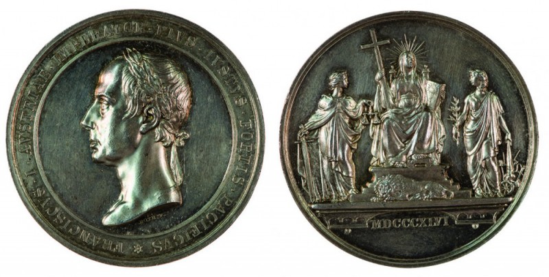 Ferdinand I 1830 - 1848
Medaglia 1846 in memoria dell’Imperatore Francesco I ar...