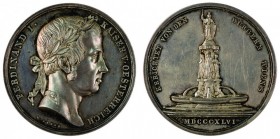 Ferdinand I 1830 - 1848
Medaglia 1846 per la costruzione della “Austriabrunnen” (Fontana Schwanthaler) nella Freyung a Vienna argento, incisore del c...