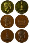 Ferdinand I 1830 - 1848
Insieme di tre medaglie due medaglie 1846 per la costruzione della “Austriabrunnen” (Fontana Schwanthaler) nella Freyung a Vi...