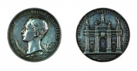 Franz Joseph I 1848 - 1916
Medaglia per il rientro dell’Imperatore dal suo viaggio in Ungheria e il suo ingresso in Vienna il 14 agosto 1852 argento,...