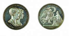 Franz Joseph I 1848 - 1916
Medaglia per la nascita dell’Arciduchessa Sofia Federica il 5 marzo 1855 argento, incisore del conio “C. LANGE” (Konrad La...