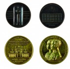 Franz Joseph I 1848 - 1916
Insieme di due medaglie medaglia 1856 per il monumento in onore dell’Imperatore Francesco Giuseppe I eretto in Venezia per...