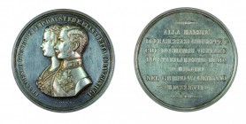 Franz Joseph I 1848 - 1916
Medaglia per la visita della coppia imperiale allo stabilimento Binda a Milano il 27 gennaio 1857 argento, incisore del co...