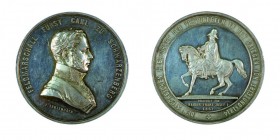 Franz Joseph I 1848 - 1916
Medaglia 1867 per l’inaugurazione del monumento eretto a Vienna al Feldmaresciallo Principe Carl zu Schwarzenberg argento,...