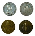 Franz Joseph I 1848 - 1916
Insieme di due medaglie relative alle guerre di liberazione medaglia 1867 per l’inaugurazione del monumento eretto a Vienn...