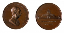 Franz Joseph I 1848 - 1916
Insieme di nove medaglie 1873 per l’Esposizione Universale di Vienna cinque medaglie per l’Esposizione Universale, in bron...