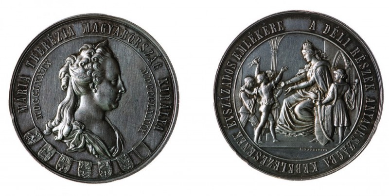 Franz Joseph I 1848 - 1916
Medaglia 1879 per il 100° anniversario del ricongiun...