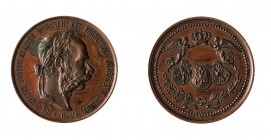 Franz Joseph I 1848 - 1916
Insieme di tre medaglie relative a Galizia e Rutenia medaglia 1880 per la presenza dell’Imperatore in Galizia, bronzo, inc...