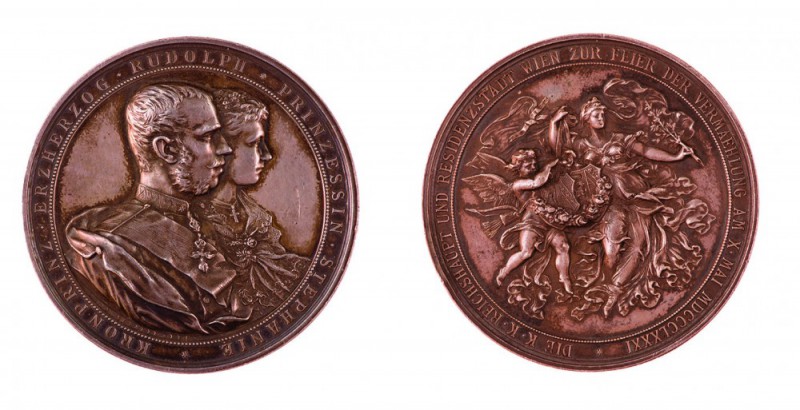 Franz Joseph I 1848 - 1916
Medaglia per il matrimonio del Principe ereditario R...