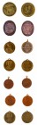 Franz Joseph I 1848 - 1916
Insieme di dieci medaglie relative al Principe ereditario Rodolfo medaglia per la nascita del Principe ereditario Rodolfo ...
