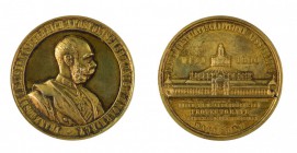 Franz Joseph I 1848 - 1916
Medaglia 1890 per l’Esposizione Generale Agricola e Forestale di Vienna sotto l’alto patronato dell’Imperatore argento dor...