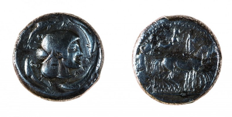 Sicilia 
Siracusa - Periodo della Tirannia Dinomenide (485-466 a.C.) - Tetradra...