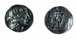 Tracia 
Thasos - Tetradramma databile al periodo 148-50 a.C. - Diritto: testa di Dioniso a destra, con corona d’edera - Rovescio: Eracle stante a sin...