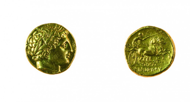 Macedonia 
Filippo II (359-336 a.C.) - Statere d’oro databile al periodo 340-32...