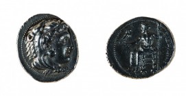 Macedonia 
Alessandro III (336-323 a.C.) - Tetradramma databile al perioro 330-320 a.C. - Zecca: Tiro - Diritto: testa di Eracle a destra ricoperta d...