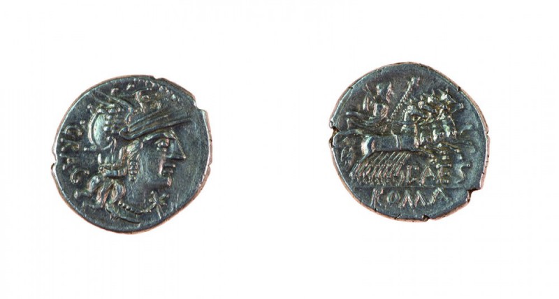 Monete Romane Repubblicane 
Denaro al nome L.ANTES GRAGV databile al 136 a.C. -...