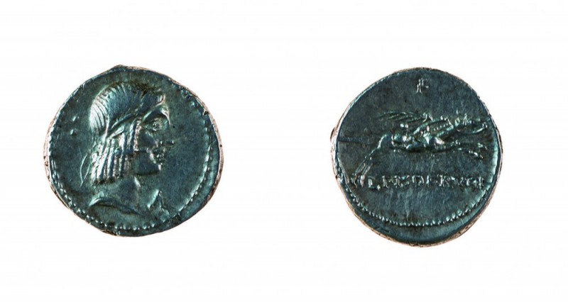 Monete Romane Repubblicane 
Denaro al nome L.PISO L.F L.N FRVGI databile al 90 ...