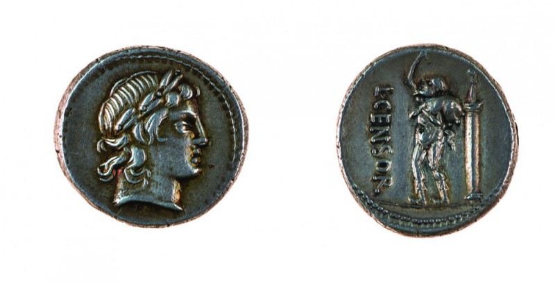 Monete Romane Repubblicane 
Denaro al nome L.CENSOR databile all’82 a.C. - Zecc...