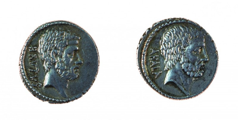 Monete Romane Repubblicane 
Denaro an nome BRVTVS databile al 54 a.C. - Zecca: ...
