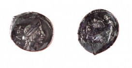 Monete Romane Pre-Imperiali 
Denaro al nome L.AEMILIVS BVCA databile al 44 a.C. - Zecca: Roma - Diritto: testa laureata di Venere a destra - Rovescio...